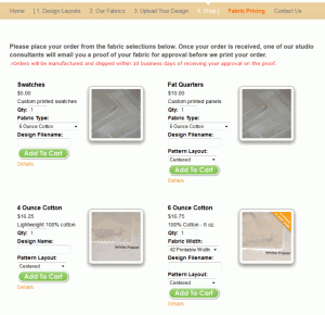 FabricOnDemand Fabric Shop