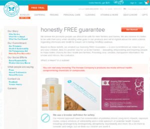 Honest chemical free cosmetics