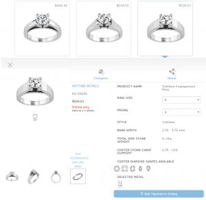 Zales Custom Diamond Ring