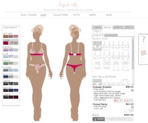 Impish Lee Bra Design Tool