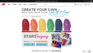 New Balance Custom Shoe Design Tool